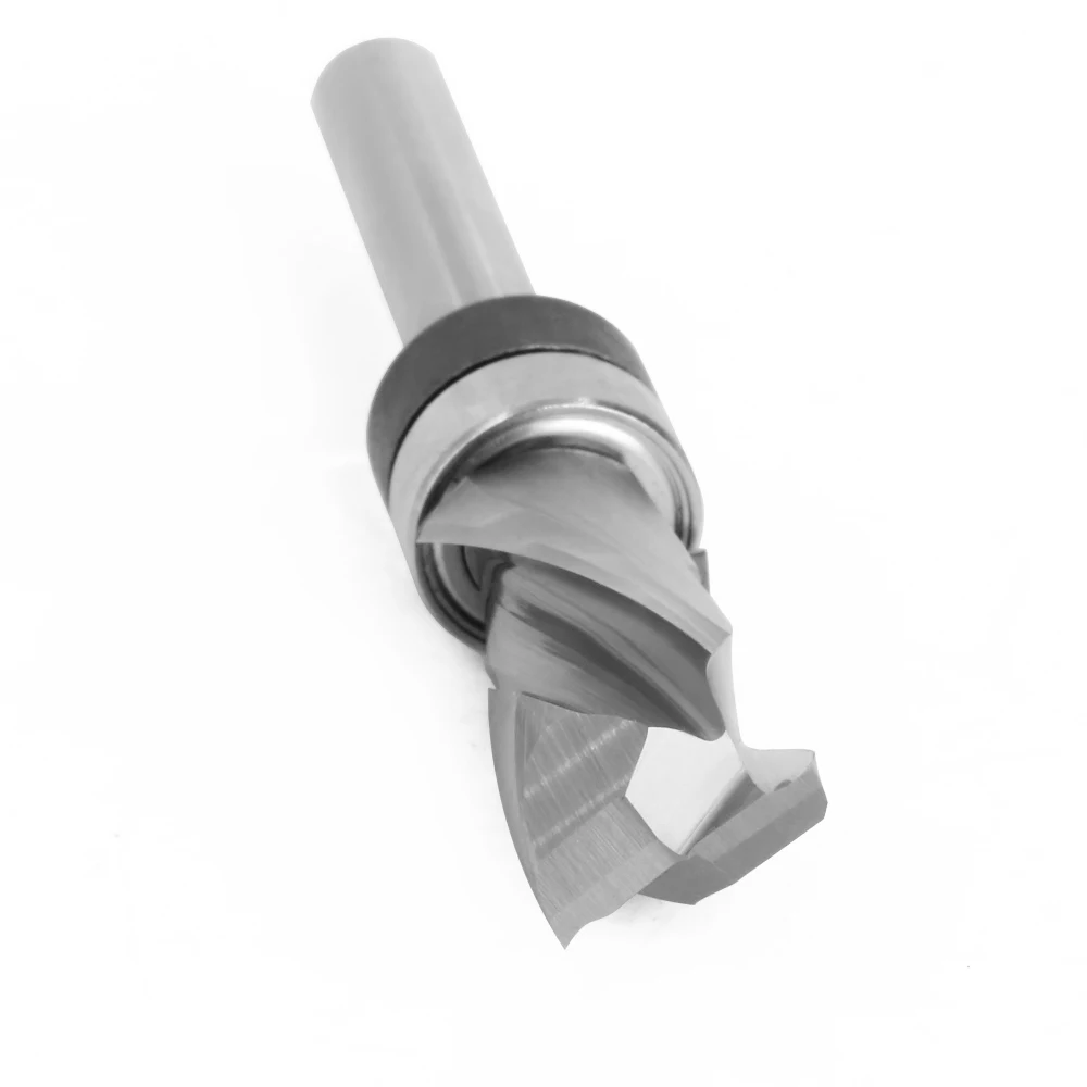Imagem -04 - Lavie-cnc Router Bit para Carpintaria Rolamento Ultra-performance Compressão Flush Trim Carboneto Sólido End Mill na Haste