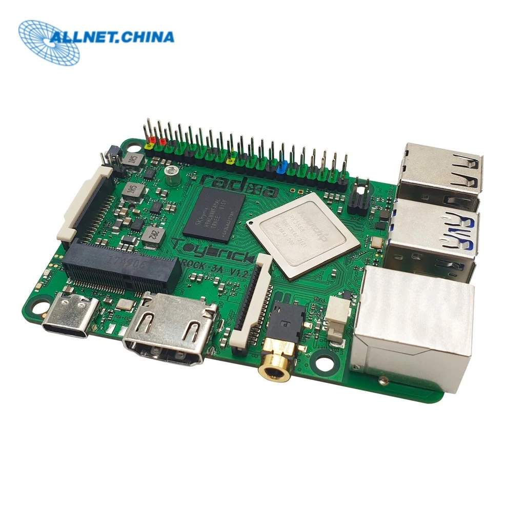 Imagem -03 - Placa de Desenvolvimento Radxa Rock 3a Chip Rk3568 Cortex Quad-core A55 Alto Desempenho Radxa 3a Rockchip