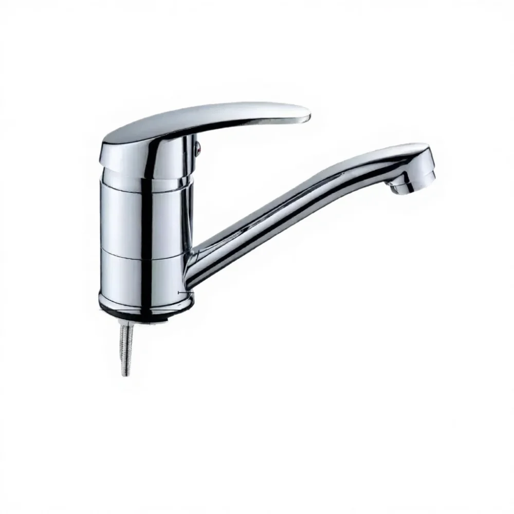 Long Spout Basin Faucet Bathroom Sink Mixer Tap Rotating Cold Hot Water Control Single Handle Deck Mounted Wash Faucet