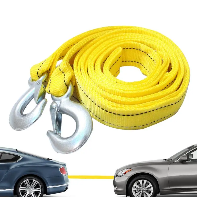 

Best Quality Tow RopeFor Pulling Vehicles Heavy Duty Towing Pull Cable With Hooks Auto Towing Rope For Car Truck Trailer