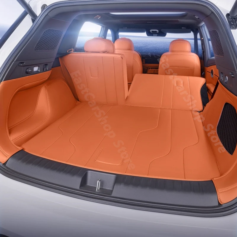 

For Trumpchi GAC S7 2025 2026 Car PU Leather Rear Trunk Mat Leather Durable Cargo Liner Boot Carpet Rear Interior Cover