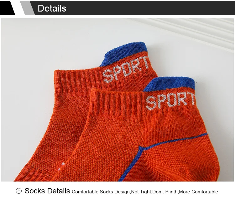 6 Paar Socken für Herren, kurze Socken, schweißabsorbierend und geruchsdicht, Basketballsocken, Laufsportsocken, atmungsaktive Mesh-Herrensocken – Detail 17