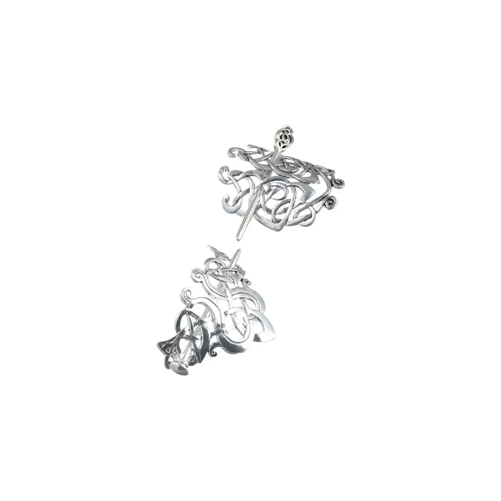 جوهرة النمط الصيني إكسسوارات الشعر سبيكة Hanfu دبوس الشعر النمط القديم تاج الشعر تصفيفة الشعر تصميم أداة سلتيك عقدة الشعر عصا #4