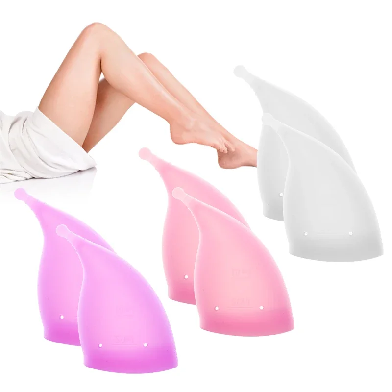 Menstrual Cup Period Lady Cup Medical Grade Silicone Copa Menstrual de Silicone Medica Reusable Menstrual Cup Feminine Hygiene