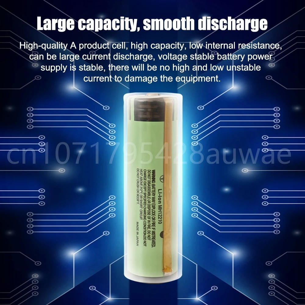 NCR18650A com placa de proteção bateria de lítio recarregável de 3,7 V, para veículo elétrico médico bateria de energia de 3000 mah