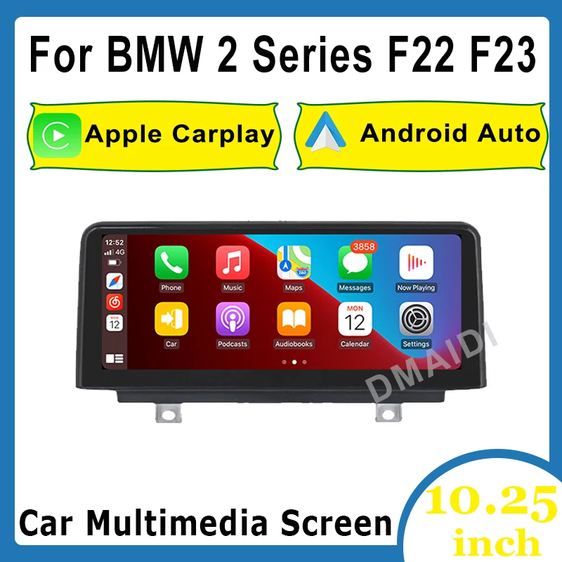 

8.8 Inch Car Multimedia Wireless CarPlay Android Auto For BMW 2 Series F22 F23 2013 - 2017 Original NBT System