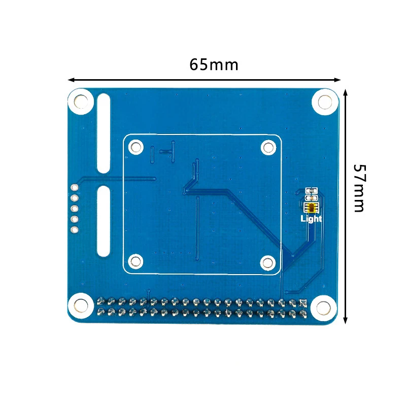 Raspberry Pi two degrees of freedom PTZ expansion board onboard PCA9685 TSL2581 ambient light sensor module