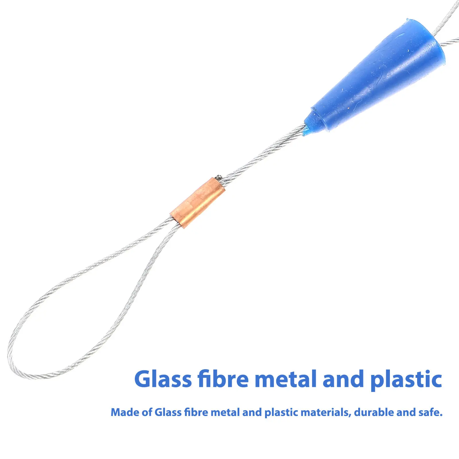 1Set Wall Penetrating Threader Fiberglass Threading Guide Tool Assorted Color 40Cm Electrical Metal Cable Puller Lead Wire