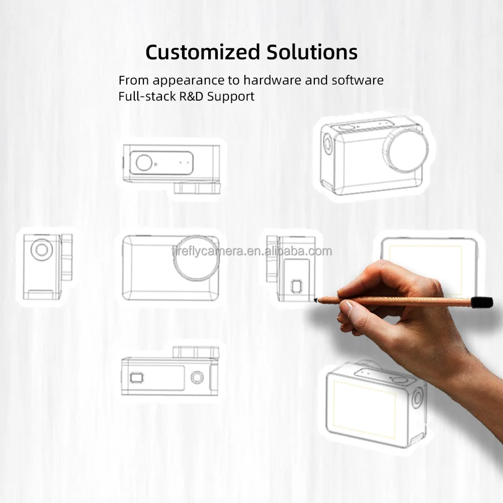 مصنع توريد حلول كاميرا الحركة 4K مخصصة OEM ODM 16MP 60FPS يدعم WIFI لوحدات كاميرا إيثرنت بلوتوث