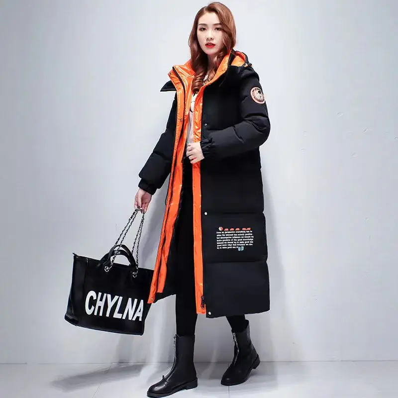 Winter Coat Women  Winter Jacket Women Puffer Jacket  Winter New Korean Style Long Ladies Over-the-knee Cotton Parkas Jacket