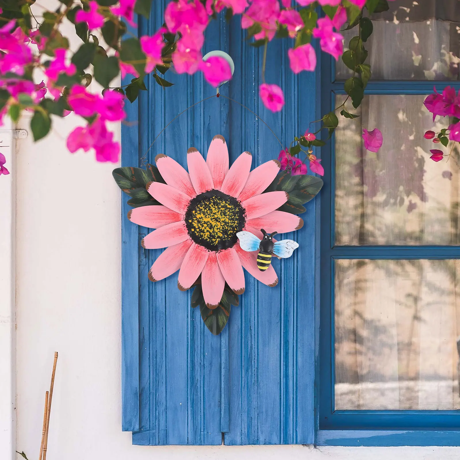 

Metal Flower Wall Hanging 3D Art Decor Exquisite Craftsmanship Home Office Living Room Decoration Flower Wall Decor