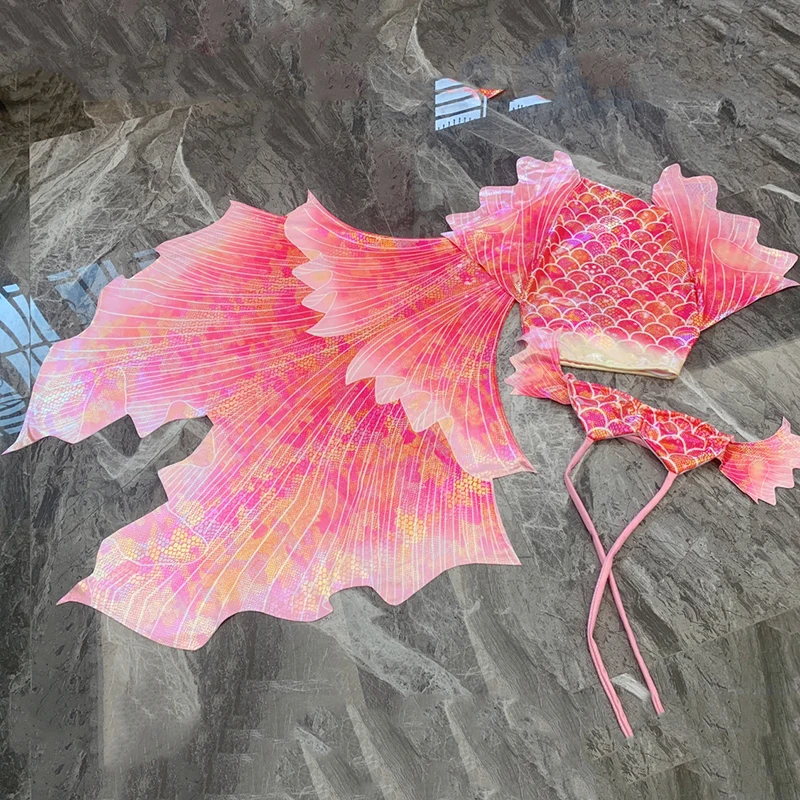 

Child Adult Mermaid Tail Swimming Skirt Costume Oceanarium Show Mermaid Role Play Fish Skin Tail Mermaid Tail Costume