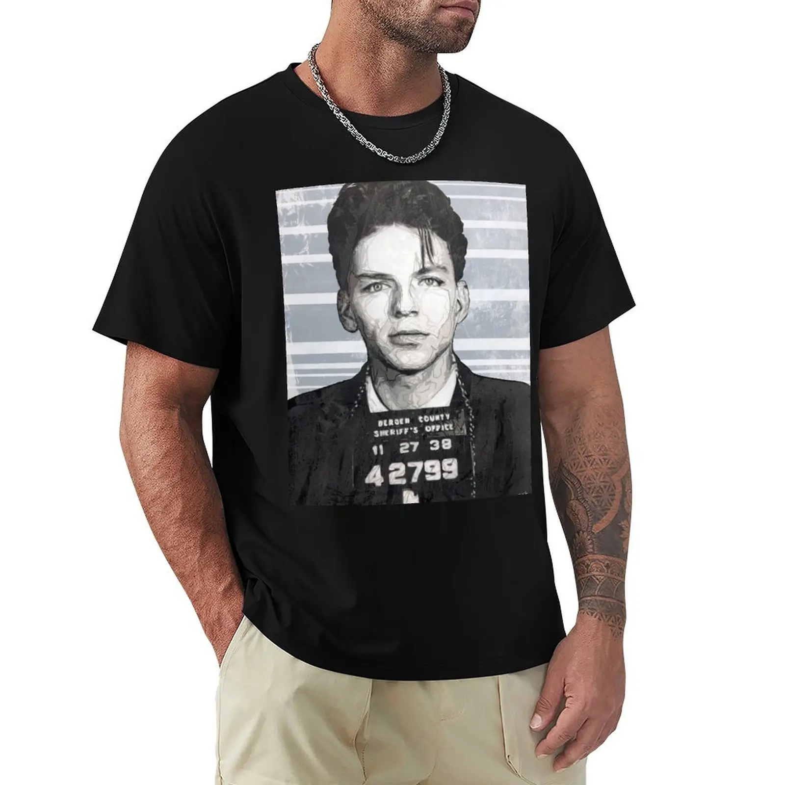 

Ol' Blue Eyes T-Shirt Worker Basic Short Sleeve Tee