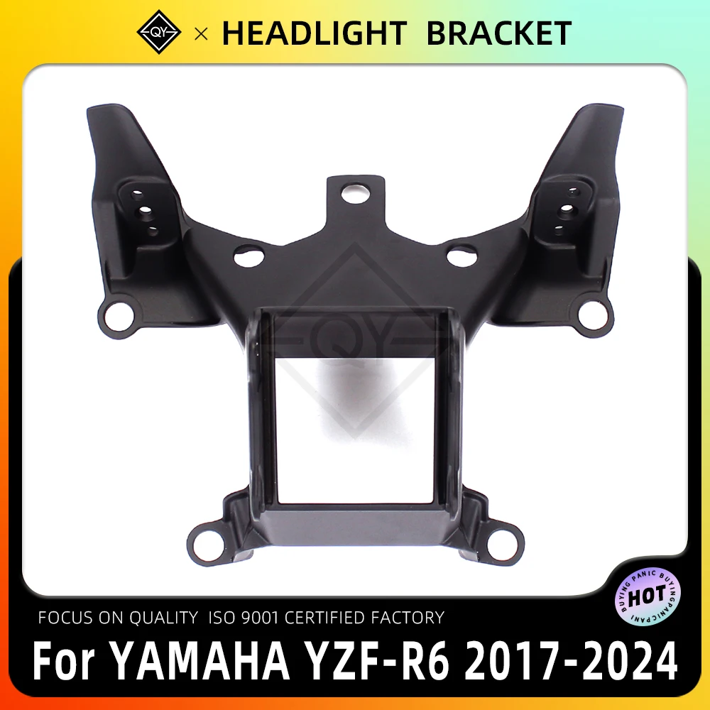 

Motorcycle Headlight Bracket Headlights Upper Front Fairing Stay For YAMAHA YZF R6 YZF-R6 2017 2018 2019 2020 2021 2022-2024