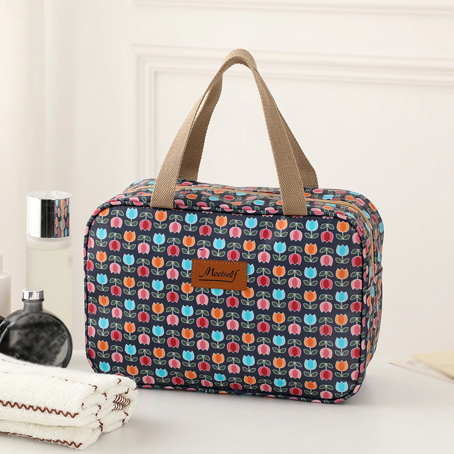 Bolso de mano portátil de gran capacidad para viaje de negocios con estampado de moda