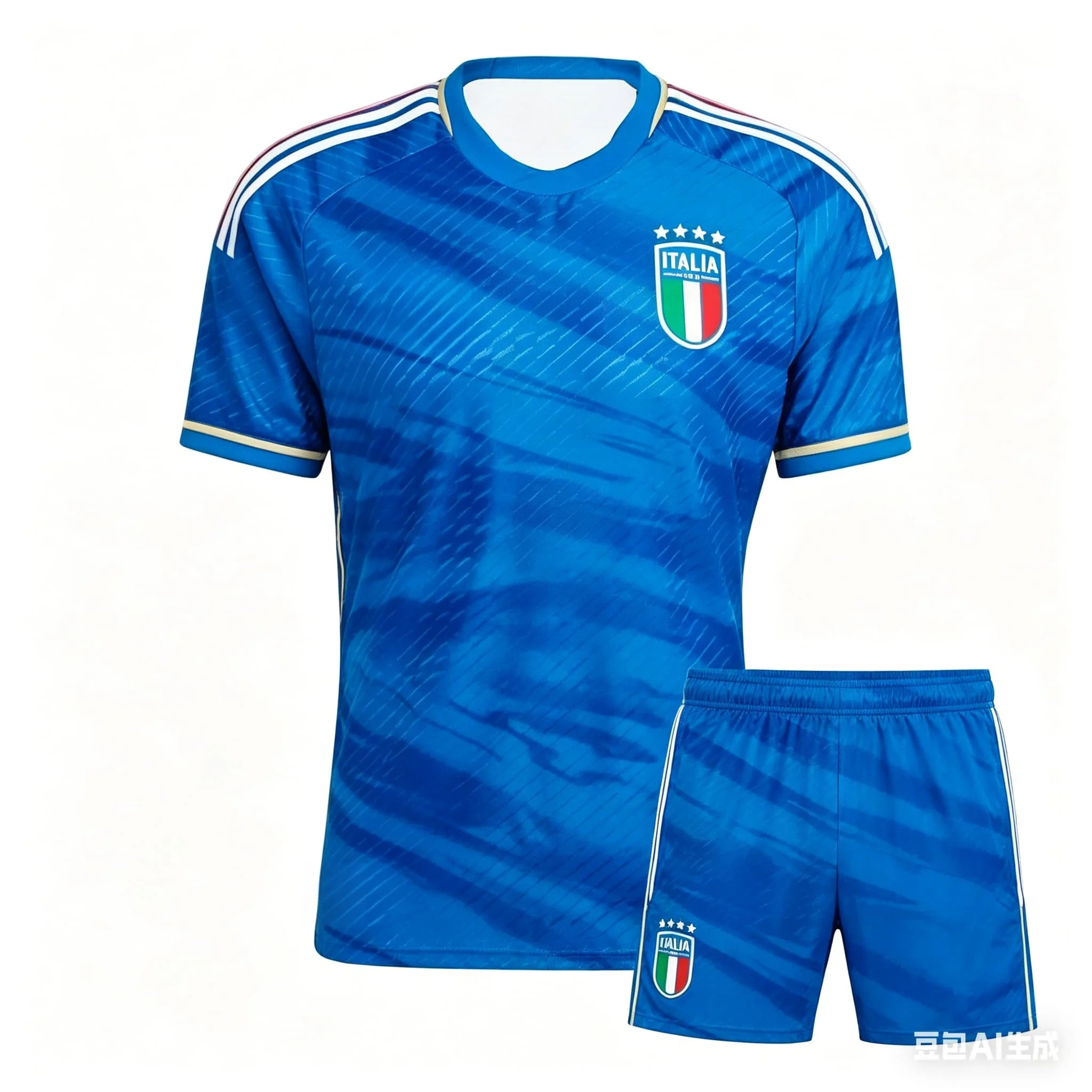 

2026 New Italy Style Casual Soccer Jersey Set Adults Trendy Football Oversized Quick Drying Casual T-shirt Set Family Matching