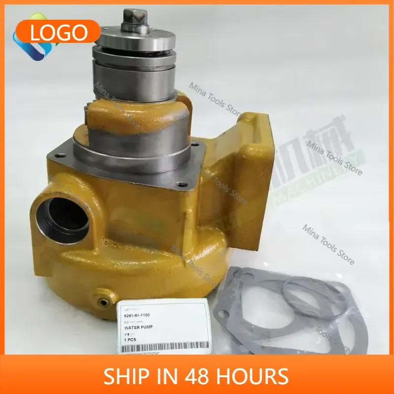 6261-61-1103 SAA6D140E Excavator Machinery Part 6261611103 Water Pump 6261-61-1103