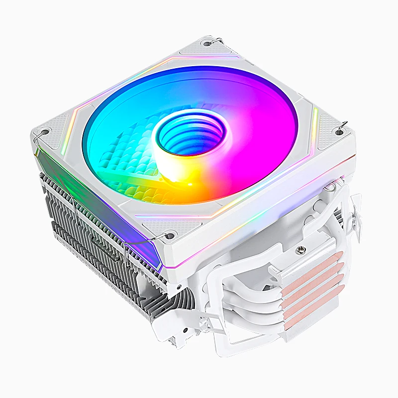 CPU Cooler 120mm Fan 4Pin/PWM X79 X99 AM3 AM4 AM5 AMD Processor 4/6 Heat Pipe Air-Cooled Installing LGA775 115x 1200 1700 1366