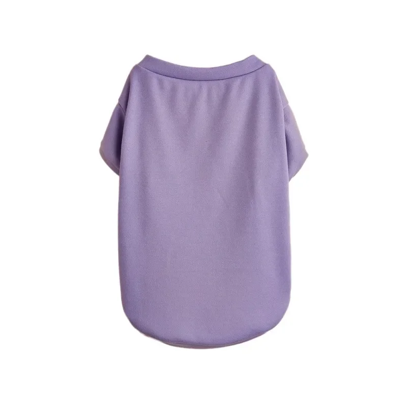 Breathable Dog T-shirt Solid Comfortable Thin Vest for Yorkshire Terrier Cute Summer Pet Clothes Dog Vest Pet Supplies - Image 5