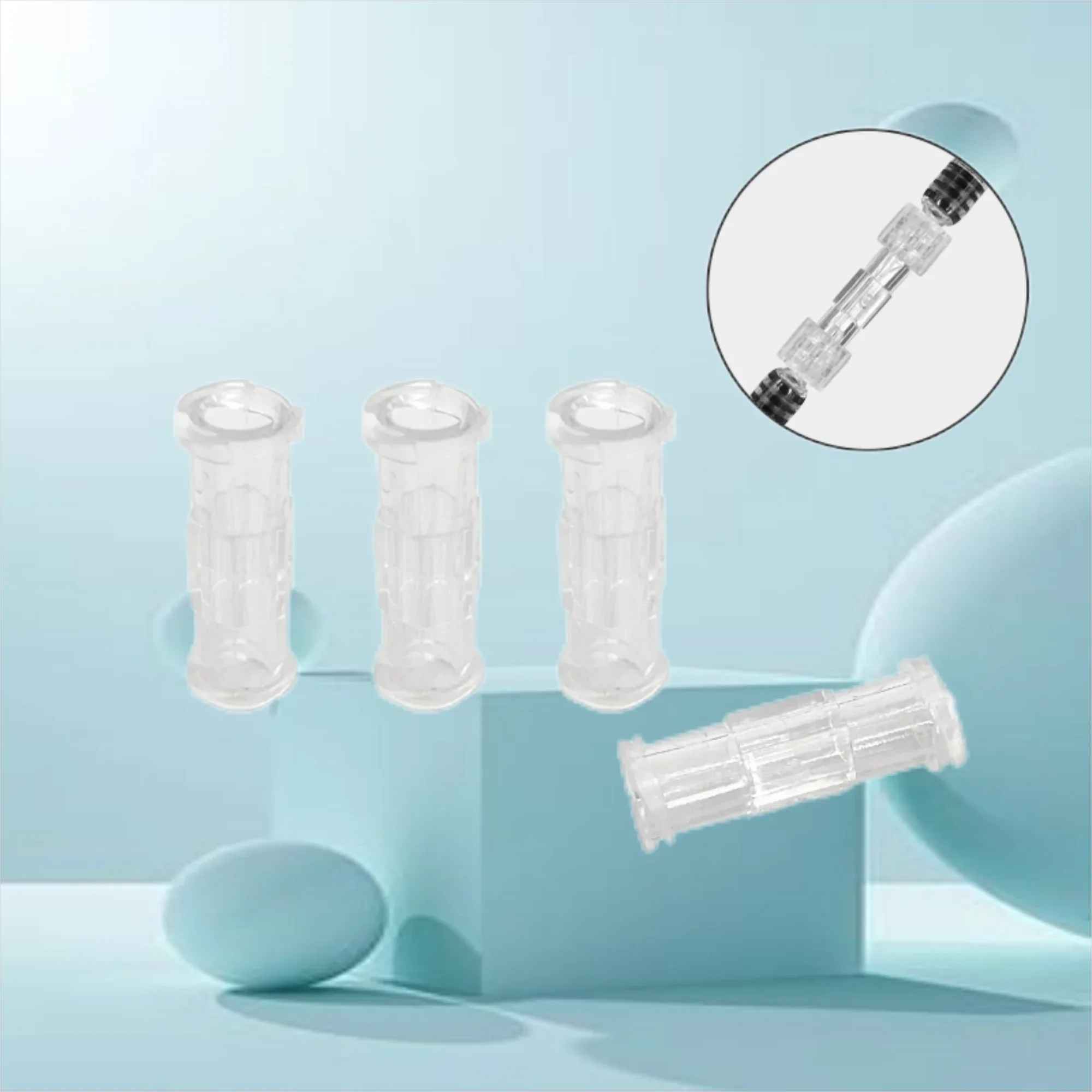 Luer Thread Connector Pp Material Transparent Syringe Double-Way Connector Easy And Durable Use In Sterile Environment