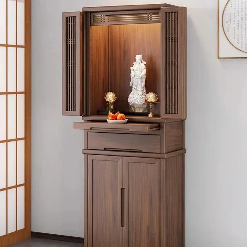 TTTTA50 New Chinese Style, Table, Modern Light Luxury Small Vertical Cabinet, Living Room Utility Cabinet, Solid Wood Locker