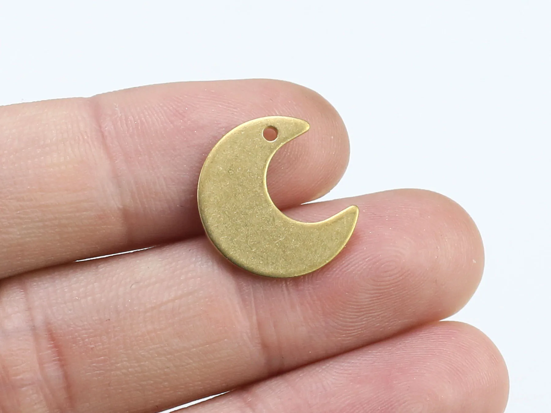 

30pcs Tiny Moon Earring Charms, Crescent Moon Charm, 16x14.5mm, Bracelet Charms, Earring Findings, Jewelry Making R055