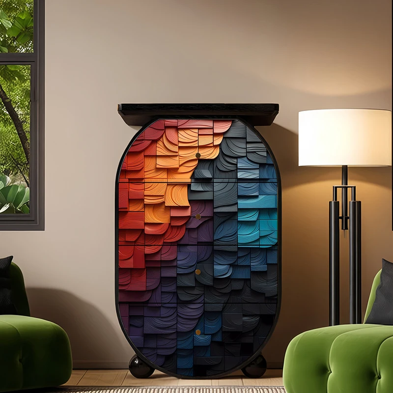 Glamour Delicacy Storage Locker Quality Unique Living Room Cabinets Aesthetic Armario De Almacenamiento Living Room Furniture