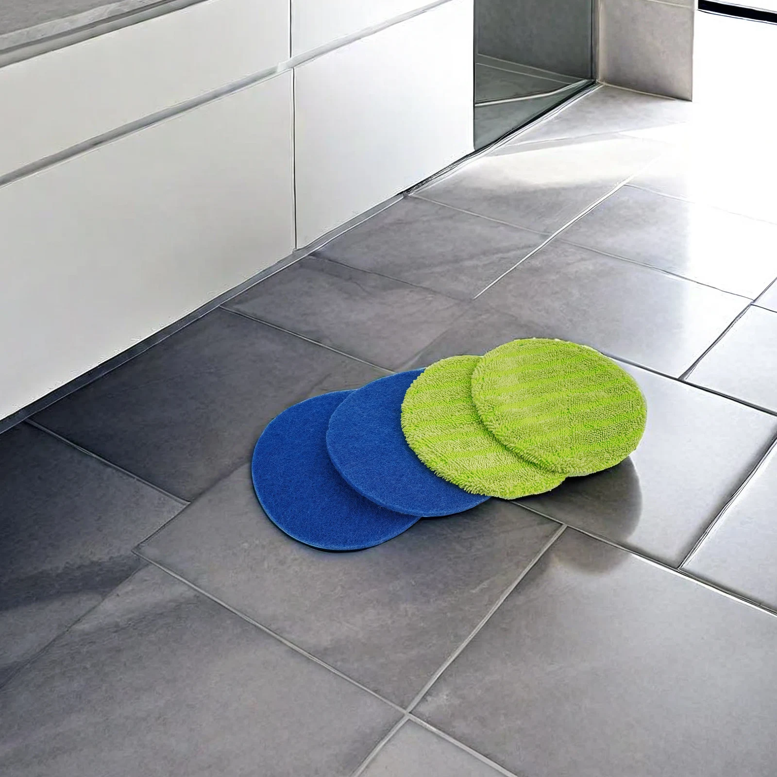 Long Lasting Durability Floor Cleaner Scrubber Mop Pads Fitment Long Lasting Durability Reusable And Washable Pads Cleaning