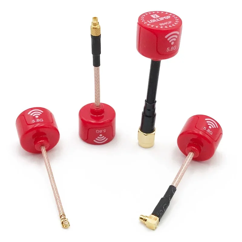 5.8Ghz Lollipop2 3dBi RHCP Antenna High gain FPV 5.8G Transmitter SMA/RP-SMA/MMCX/UFL Antenna For RC FPV Racing Drone