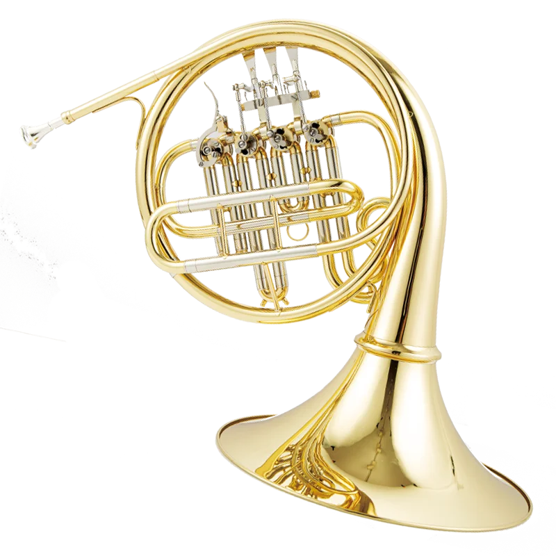 

Hooqu Professional High Quality Four Key Single Row French Horn