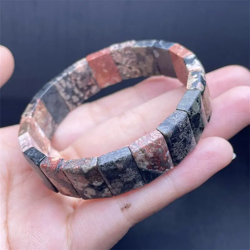 Natural Sakura Quartz Bangle Women Reiki Healing Fengshui Stone Lucky Bangles Women Hoilday Gift 10X14MM