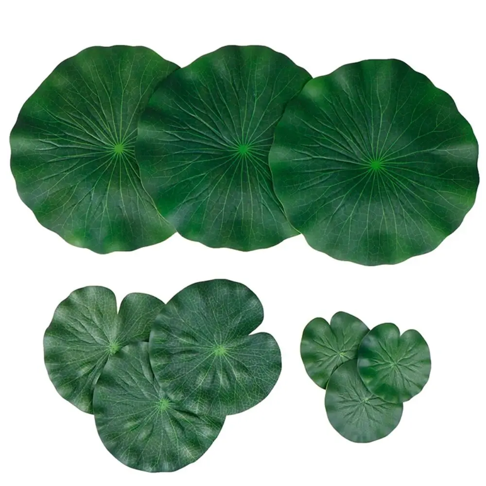 Can Hang Stage Performance For Water Pond Flower Props Pond Flower Artificial Plant Floating Lotus Leaf Fake Lotus Water Leaf