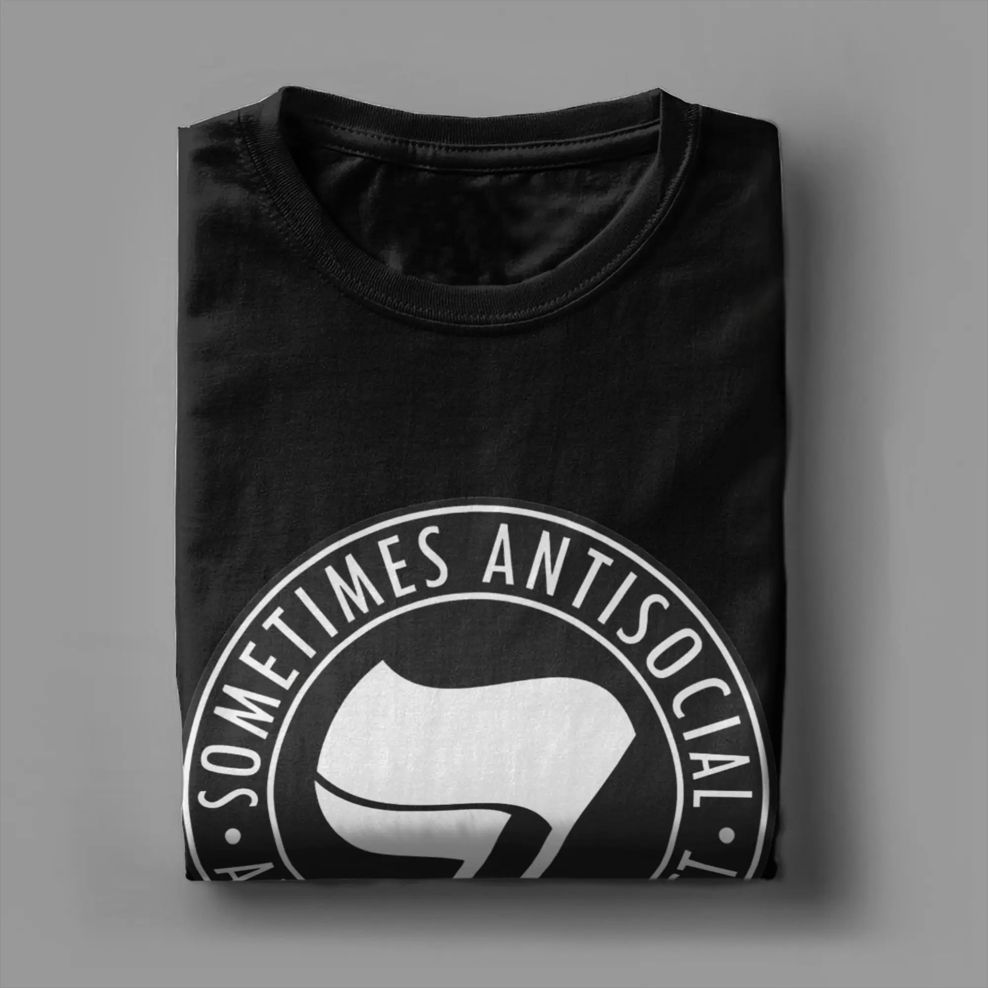 Men Women Always Anti Fascist T Shirt  100% Cotton Tops Creative Short Sleeve Round Collar Tees Adult T-Shirts view 4