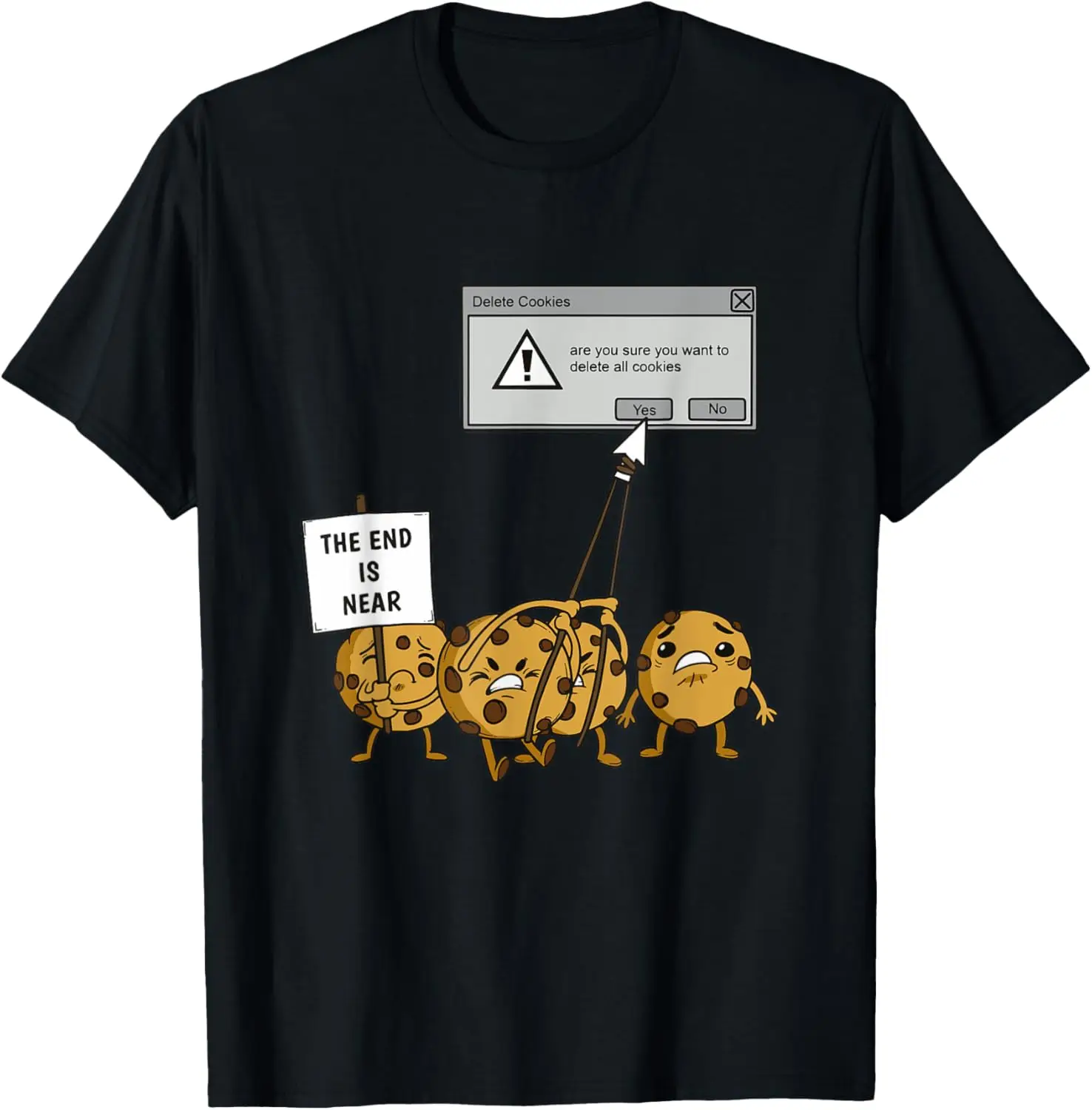 Delete All Cookies Software Engineer T-Shirt