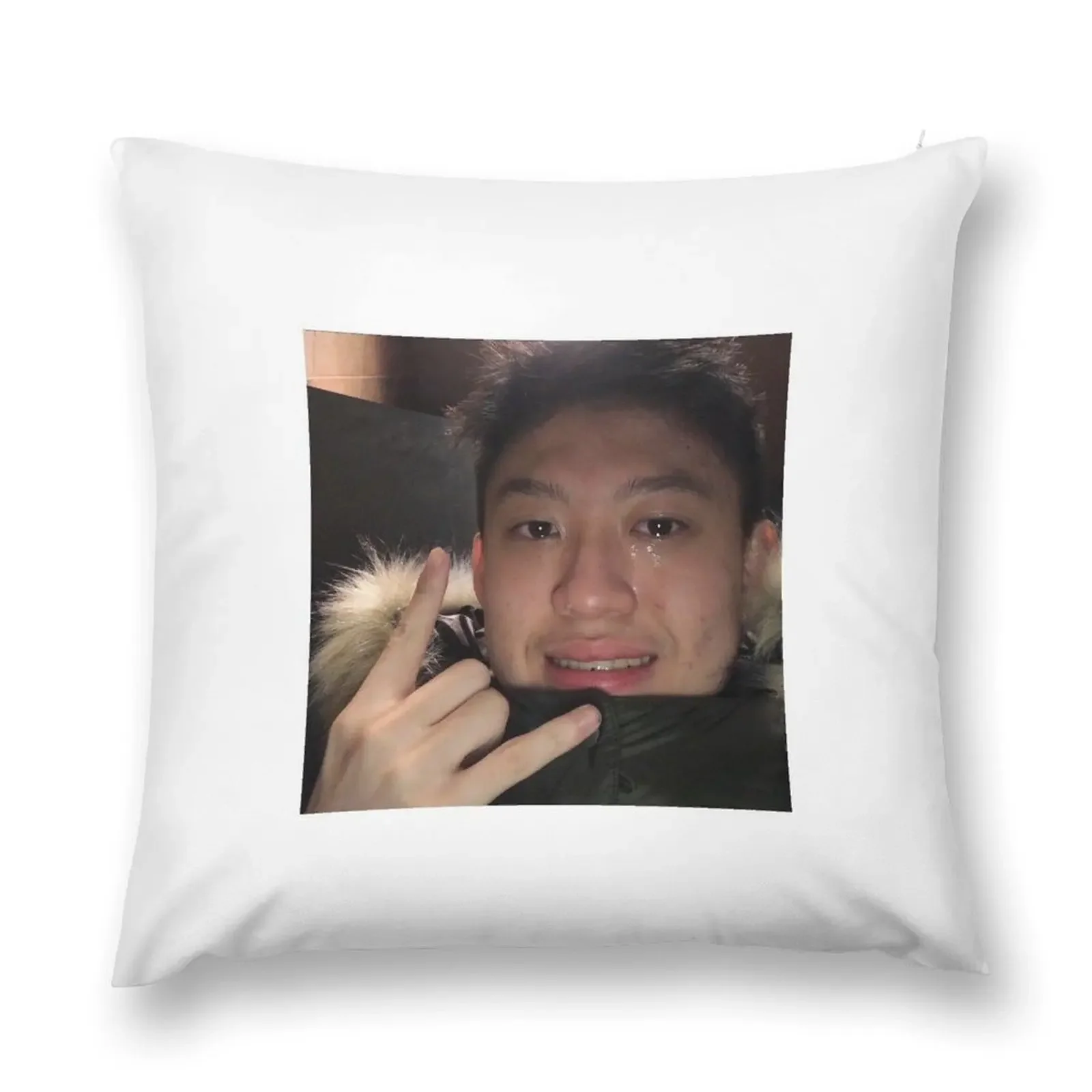 Rich Brian crying Throw Pillow Couch Cushions Sofa Decorative Covers pillow