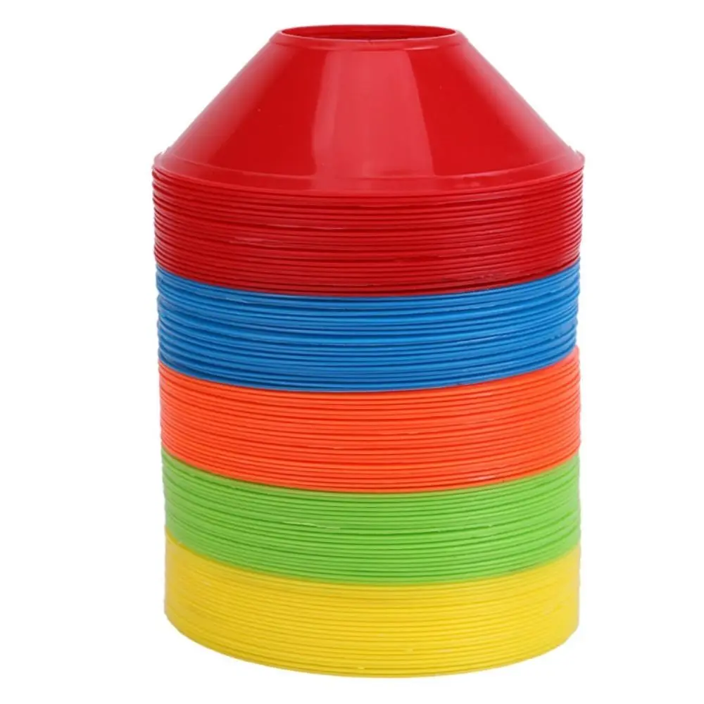 Colorful Football Training Equipment Durable Plastic Stand Soccer Training Markers Thickened Football Game Disc