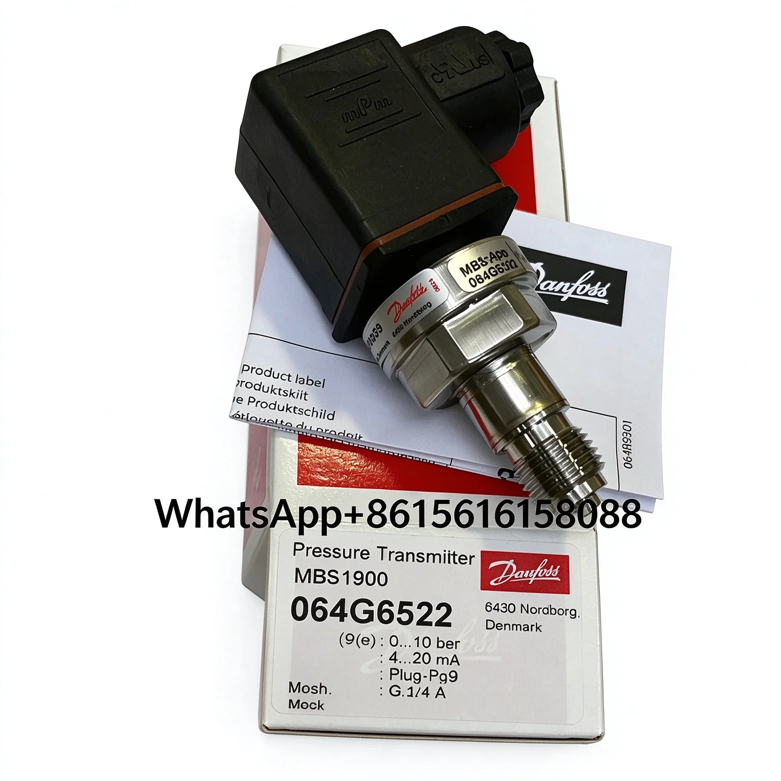MBS1900 064G6524  064G6546  064G6599  064G6575  064G6657  064G6521  064G6522  064G6680 Danfoss pressure sensor with cable