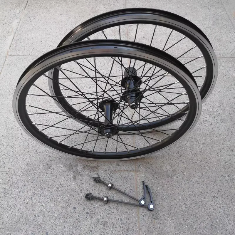 

20 "406 Wheel Set V-Brake Quick Disassembly Wheel Set Variable Speed Bicycle Aluminum Alloy Double Blade Ring
