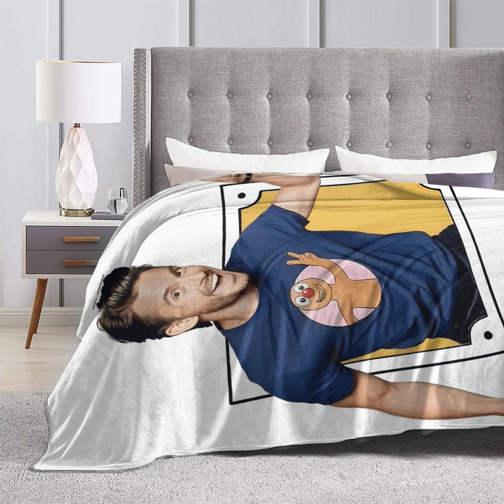 جوناثان بيلي سعيد الفانيلا بطانية الخريف الدافئة رمي بطانية للطلاب الأريكة كرسي موضة المفرش أريكة غطاء سرير #3