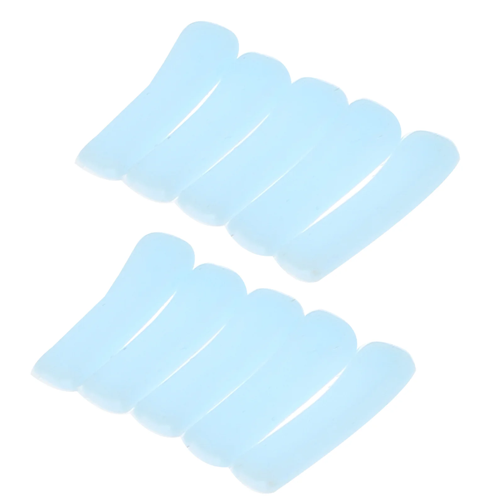 10 Pcs Visual Ear Scoop Cover Silicone Spoons Wax Remove Tool Reusable Cleaner Replace Visible Removal