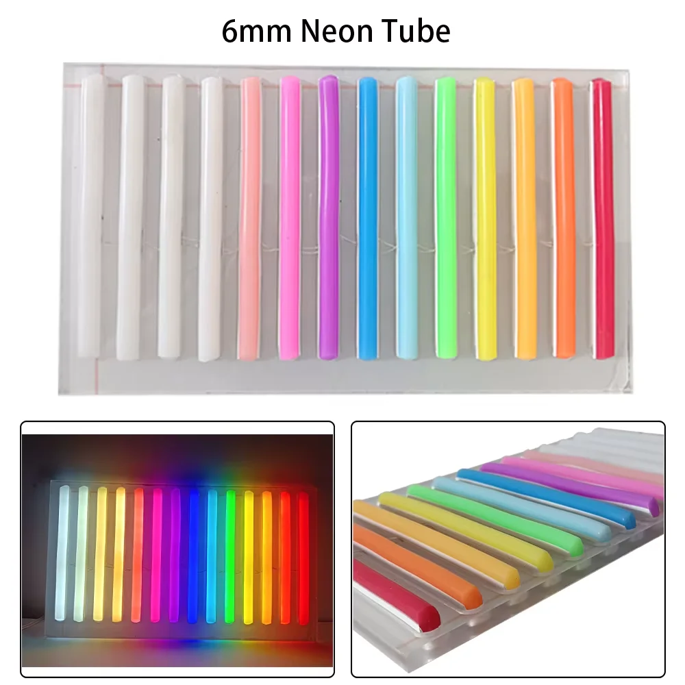 6mm8mm 12mm Separation Neon Strip Flexible Bendable SiliconeTape Light DIY Sign