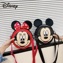 MINISO Disney Girl Messenger Bag Shoulder Cute Cartoon Mickey Coin Purse Purses and Handbags  Bag for Women  Luxury Bag