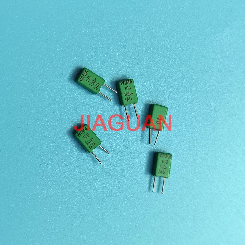 20pcs NEW green WIMA FKP02 150PF/100V P2.5MM audio film capacitor fkp02 151/100v FKP2 150P 100V n15 151