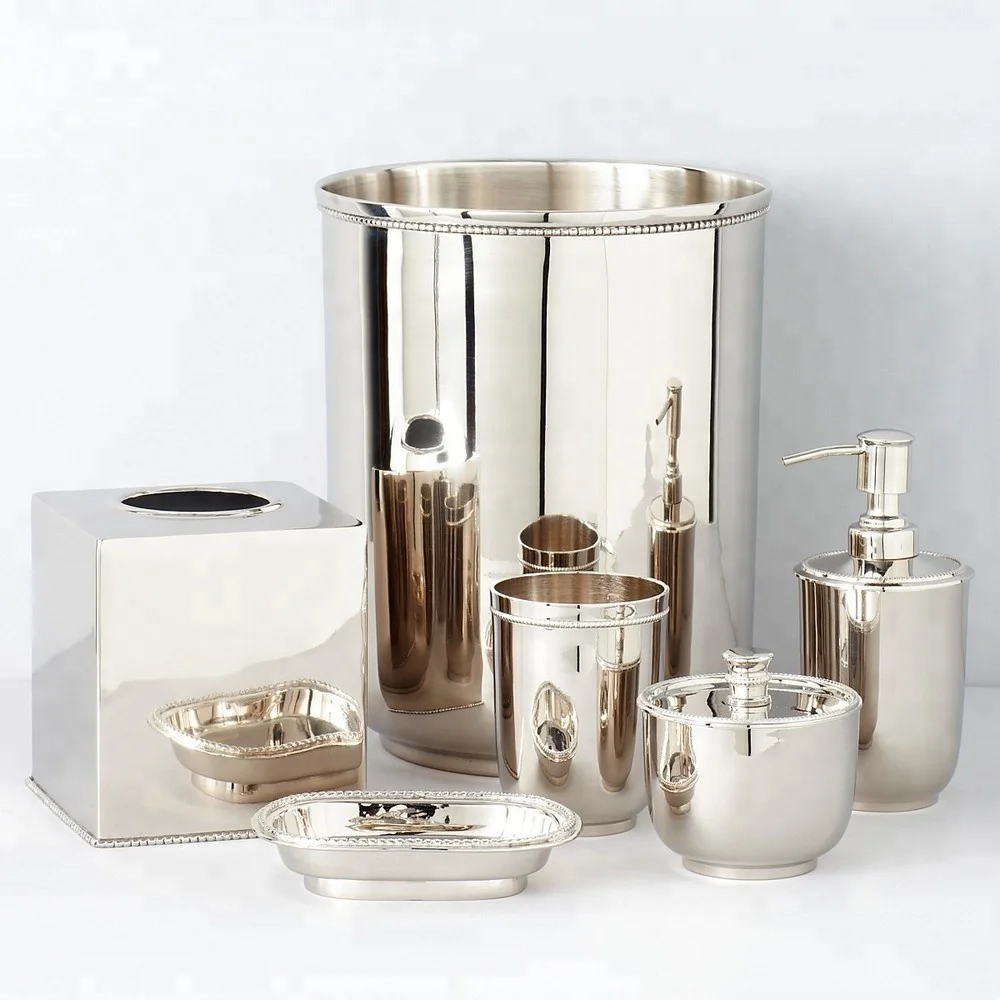 China Supplier New Design Products #304 Stainless Steel Bathroom Accessory Sets