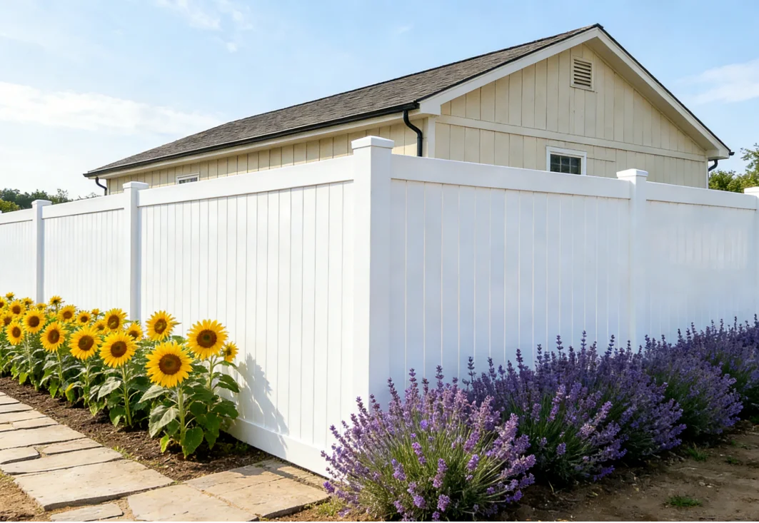 High Standard PVC Privacy Fence Easy Assemble For Home Garden & Villa