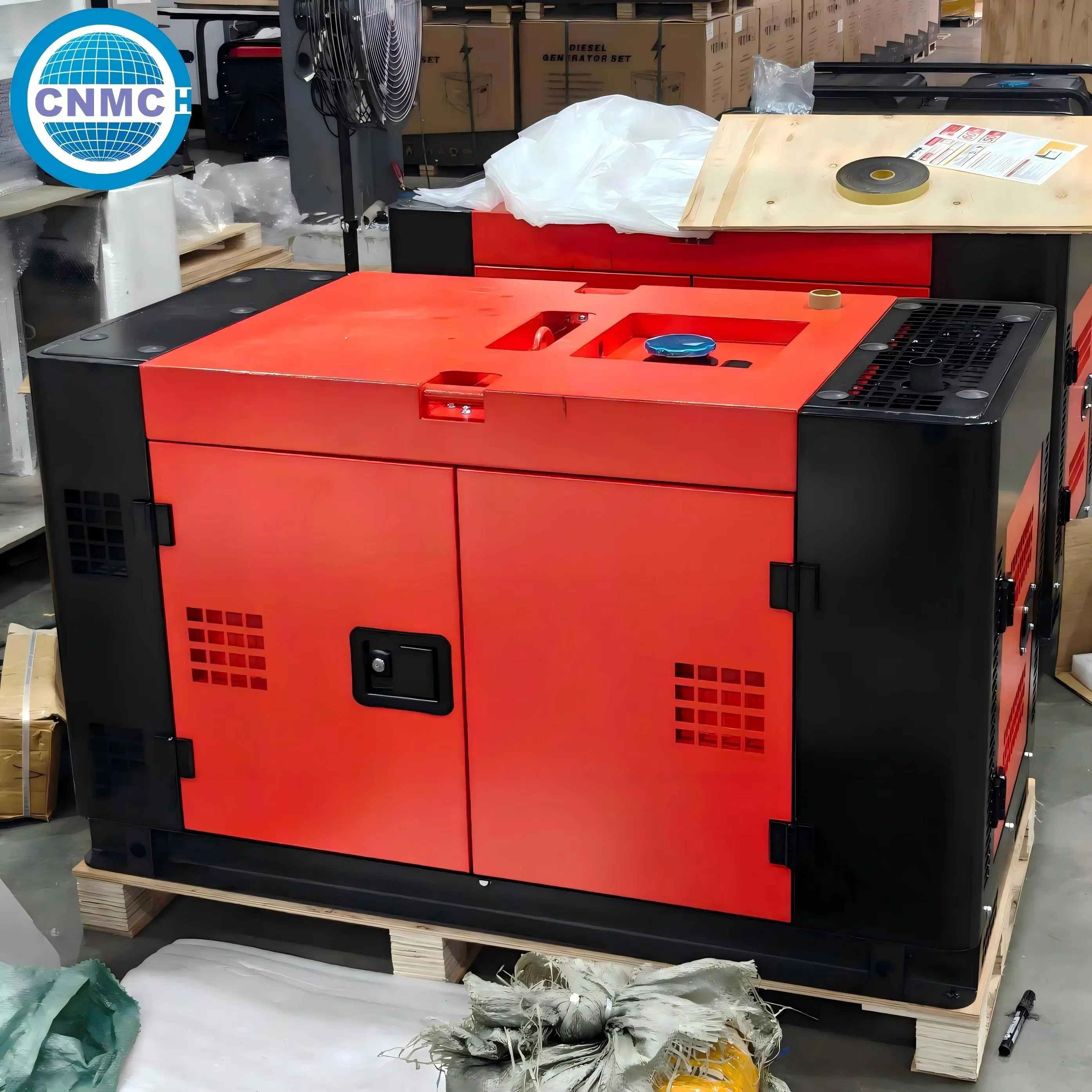 Silent Diesel Generator 12.5KVA 15KVA 22.5KVA 50HZGenerators 220V 380V CE UL Certified Customizable Generator with Wheels