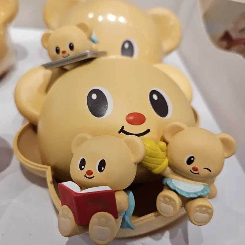 Kotak Buta Seri Ahli Memanggang Beruang Mentega Tas Buta Gandum Lucu Mini Kotak Misterius Hadiah Dekorasi Desktop Anime Kartun