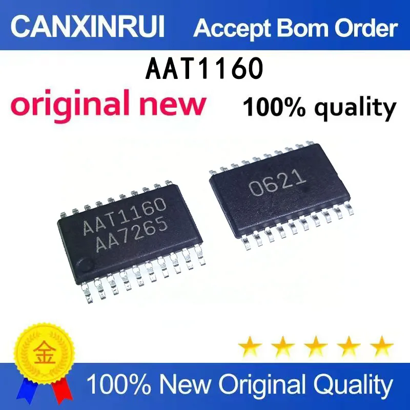 

(5-100 PCS) Brand new original AAT1160-T4-T AAT1160 TSSOP-20 spot chip IC