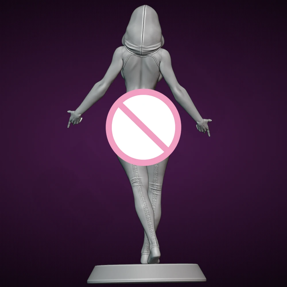 Figurine Sexy Lady GwenNSFW en résine, jouet artisanal, Statue de réduction Miniature non assemblée, Kits non peints, 1/24