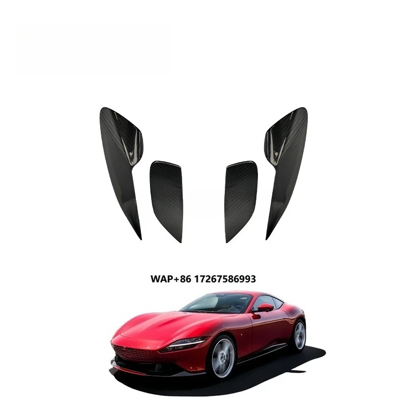 

Dry Carbon Fiber Ferrari Roma Body Kit Upper Tail Lamp Panel for Ferrari Roma N Style